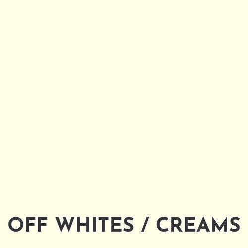 Off Whites / Creams at Loaded Dice