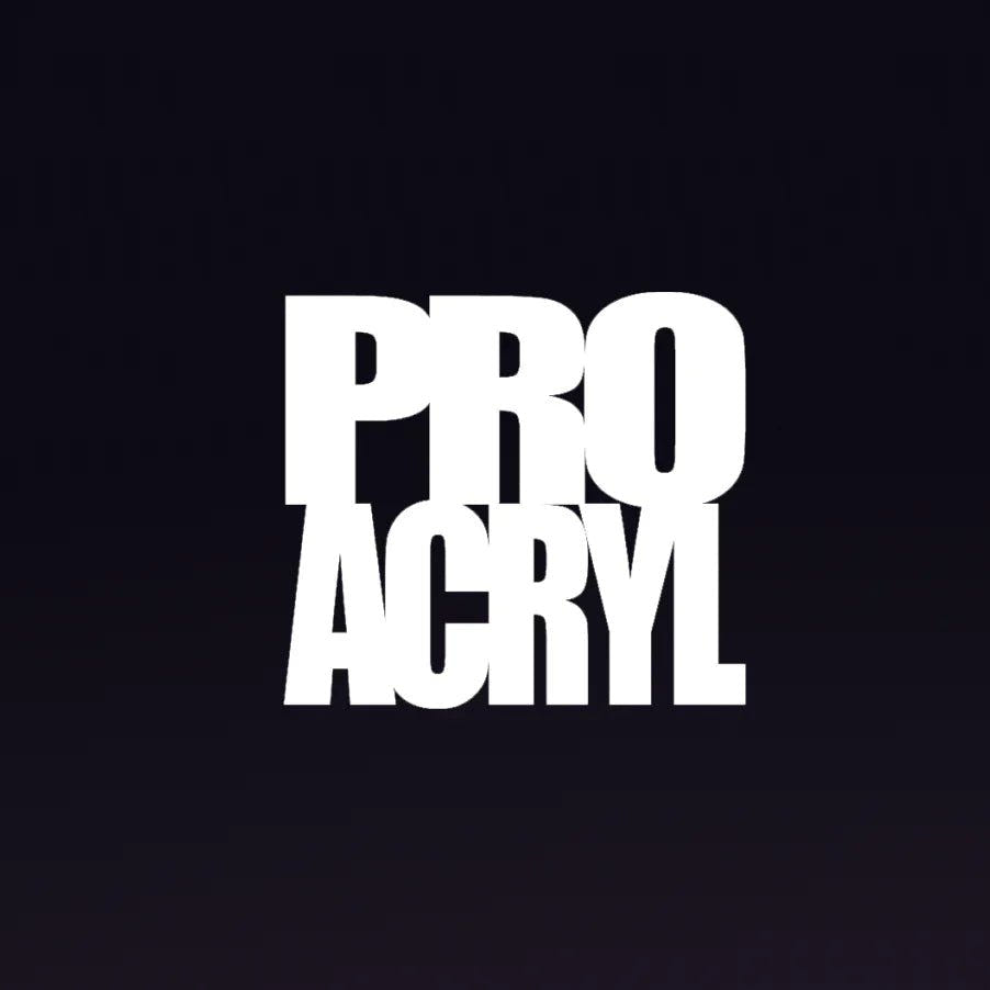 Pro Acryl Logo with the text "Best, paint, Period" next to it