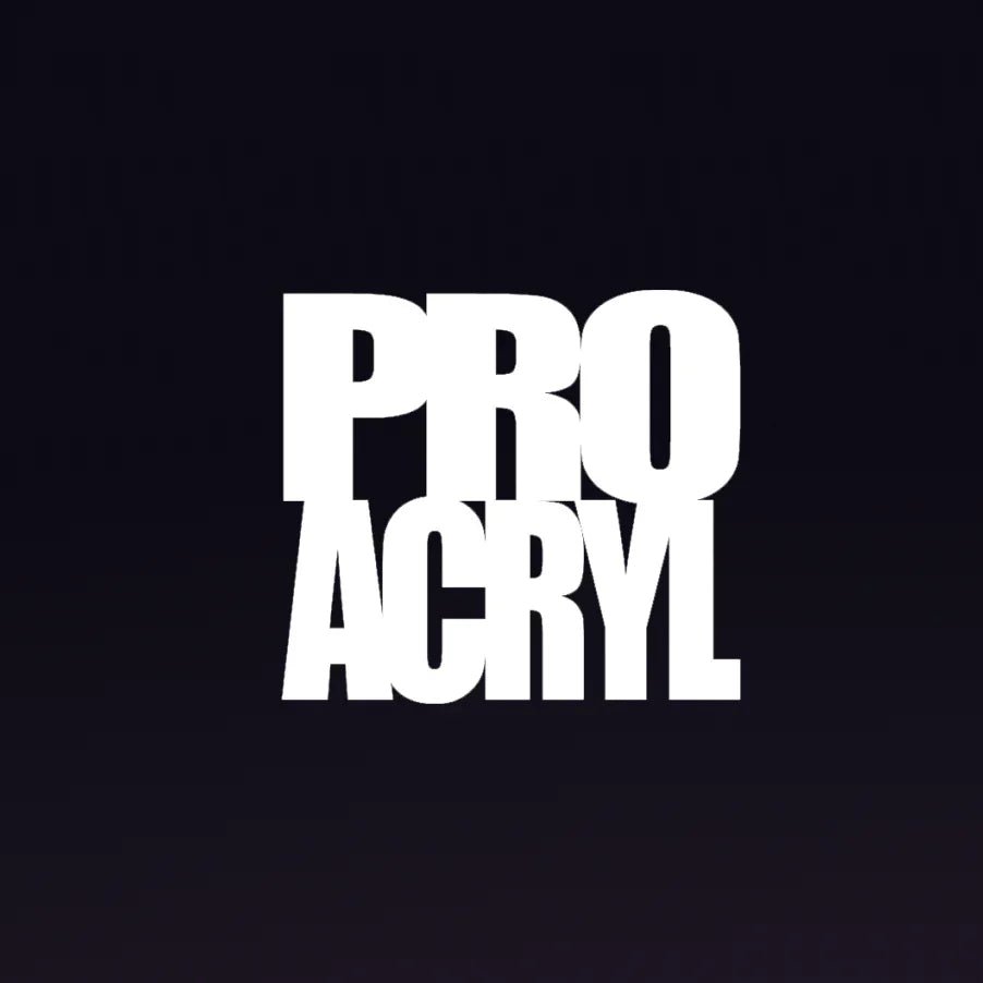 Pro Acryl Logo with the text "Best, paint, Period" next to it
