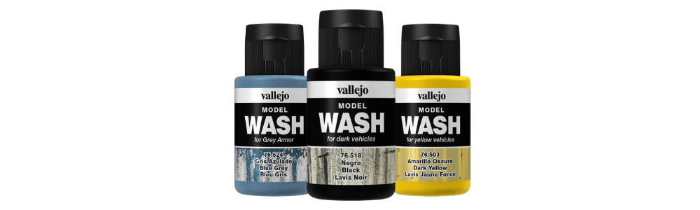 Vallejo Model Wash hobby and miniature paints at Loaded Dice