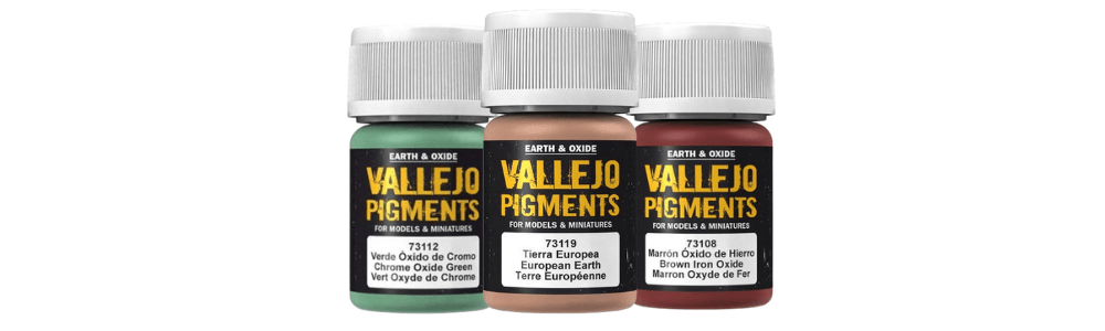 Vallejo Pigments hobby and miniature paints at Loaded Dice