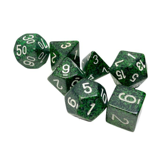 Chessex - Speckled Polyhedral 7 Dice Set - Recon - Loaded Dice