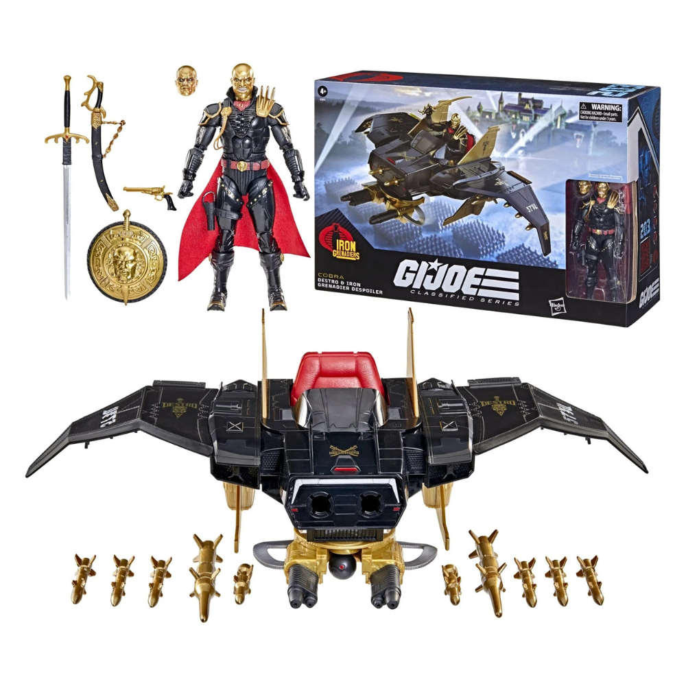G.I. Joe Classified Series Action Figure and Vehicle Set #203 Destro & Iron Grenadier Despoiler 15cm - Loaded Dice