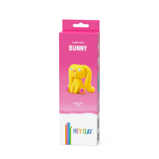 Hey Clay Claymates Animals - Bunny (3 Cans) - Loaded Dice