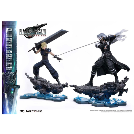 Final Fantasy VII Rebirth Statues 2-Pack 1/4 Cloud Strife vs Sephiroth 69cm - Loaded Dice