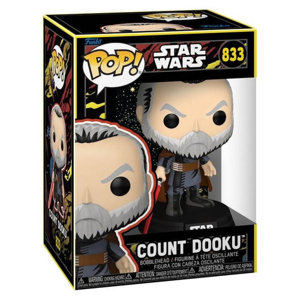 Star Wars: May the Fourth Funko POP! Count Dooku (Retro) 9cm (833) - Loaded Dice
