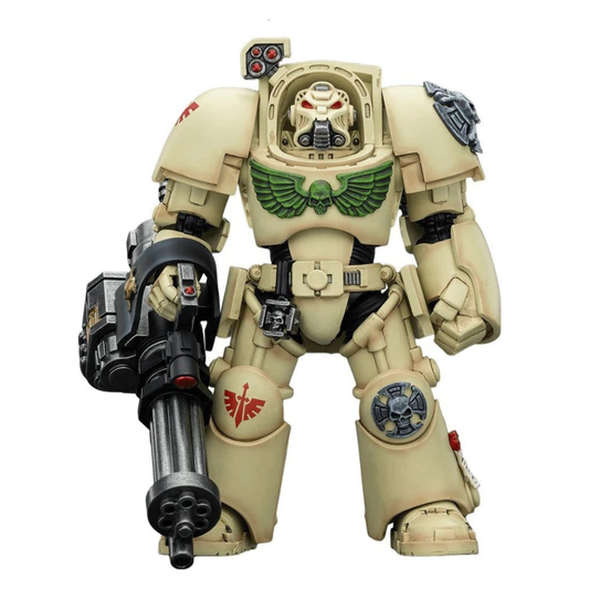 Joy Toy Warhammer 40k: Dark Angels Deathwing Terminator 3 with Power Fist and Assault Cannon 14cm - Loaded Dice