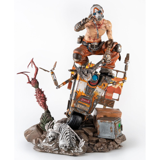 Borderlands 3 Statue 1/6 Psycho & Claptrap Diorama 40cm - Loaded Dice