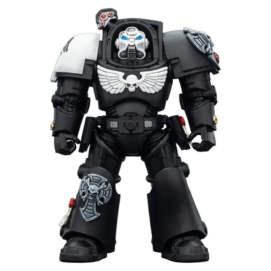 Joy Toy Warhammer 40k: Raven Guard Terminator 1 with Power Sword and Storm Bolter 14cm - Loaded Dice