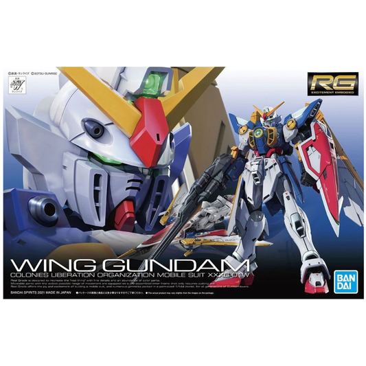Bandai Real Grade Gunpla model kit Real Grade 1/144 Wing Gundam