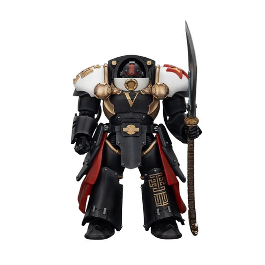 Joy Toy Warhammer The Horus Heresy: White Scars Ebon Keshig Terminator 1 with Power Glaive 13cm - Loaded Dice
