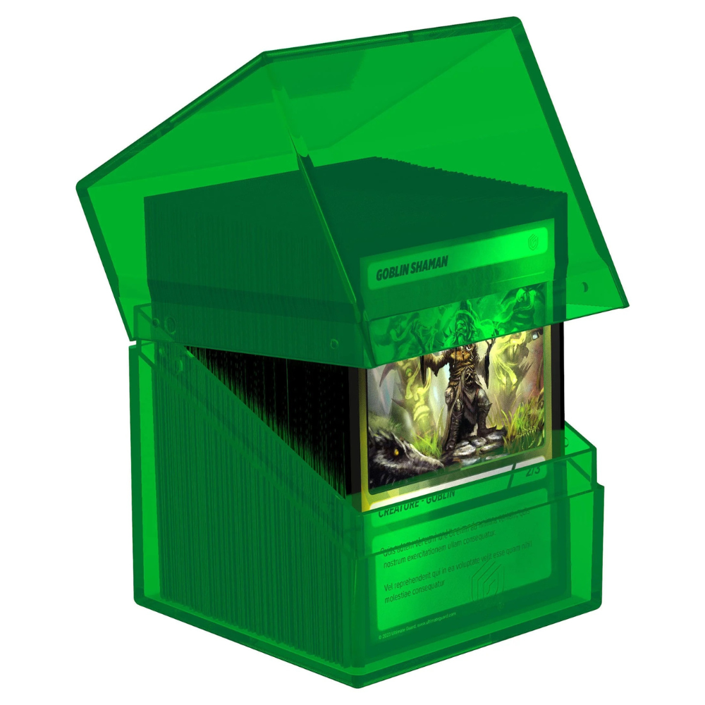 Ultimate Guard Boulder 100+ Clear - Emerald - Loaded Dice