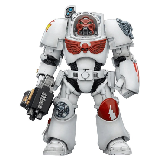 Joy Toy Warhammer 40k: White Scars Terminator 2 with Power Fist and Storm Bolter 14cm - Loaded Dice