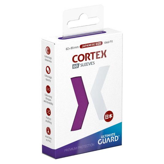 Ultimate Guard Cortex Sleeves Japanese Size (60) - Purple - Loaded Dice