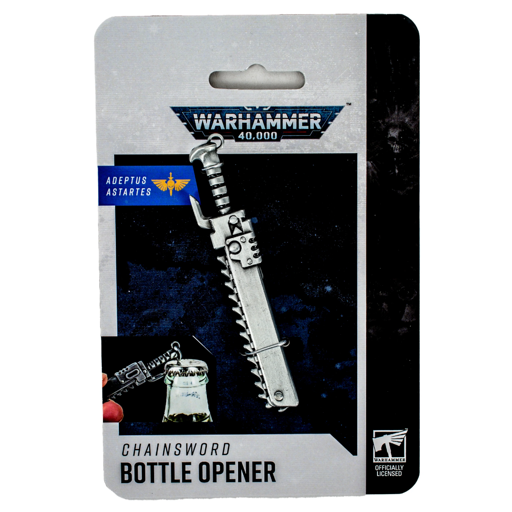 Warhammer 40,000: Adeptus Astartes Chainsword Bottle Opener - Loaded Dice