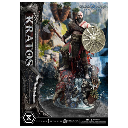 God of War: Ragnarok Real Elite Masterline Series Statue 1/3 Kratos Ultimate Version 95cm - Loaded Dice