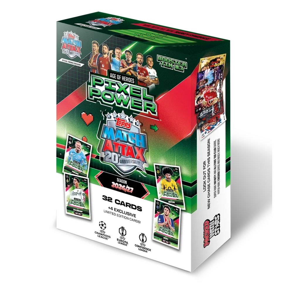 Topps - UCC Match Attax 2026/27 Booster Tin 3 - Pixel Power