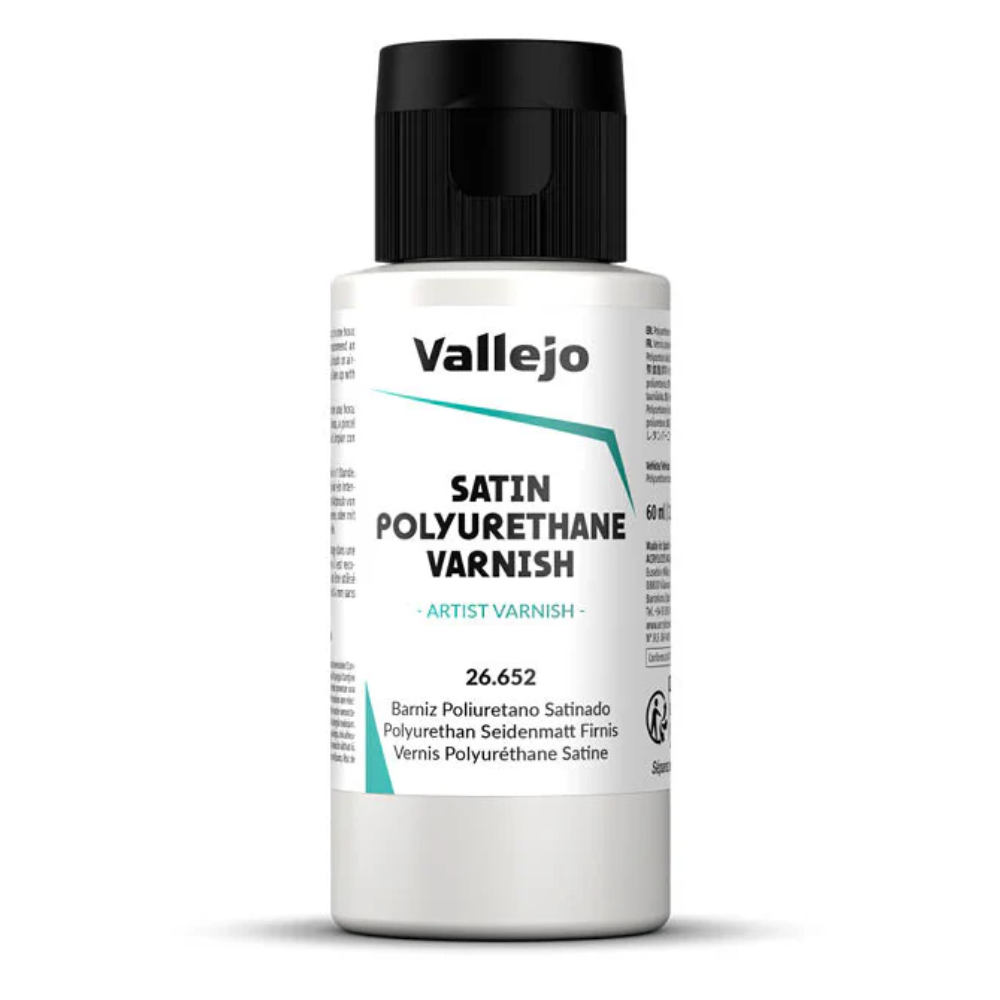 Vallejo Polyurethane - Varnish Satin 60ml - Loaded Dice