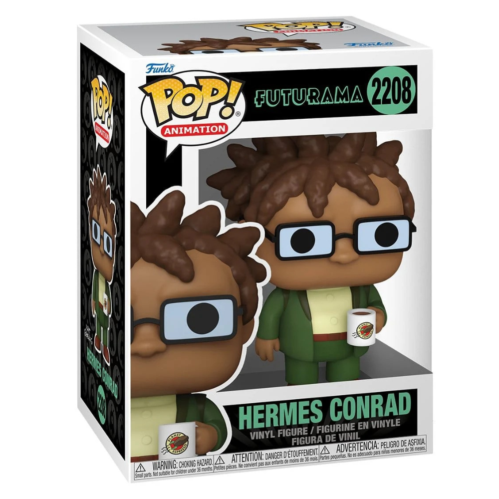 Futurama Funko Pop! Hermes w/Mug 9cm - Loaded Dice