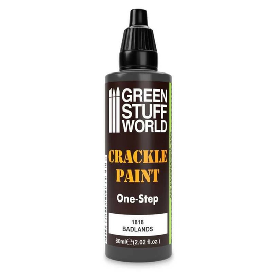Green Stuff World Crackle Paint Crackle Paint - Badlands 60ml cracked earth basing effect