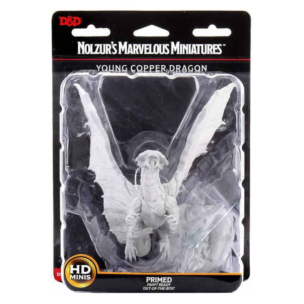 Young Copper Dragon: D&D Nolzur's Marvelous Unpainted Miniature (W8) - Loaded Dice