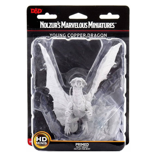 Young Copper Dragon: D&D Nolzur's Marvelous Unpainted Miniature (W8) - Loaded Dice