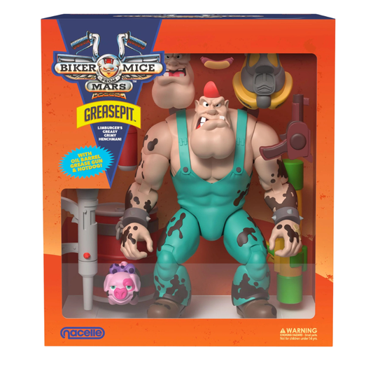 Biker Mice From Mars Action Figure Greasepit 18cm - Loaded Dice