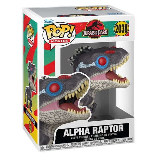 Jurassic Park Funko POP! Alpha Raptor 9cm (2038) - Loaded Dice