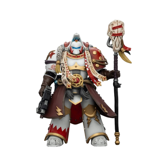 Joy Toy Warhammer 40k: White Scars Stormseer Consulwith Force Staff and Bolt Pistol 12cm - Loaded Dice