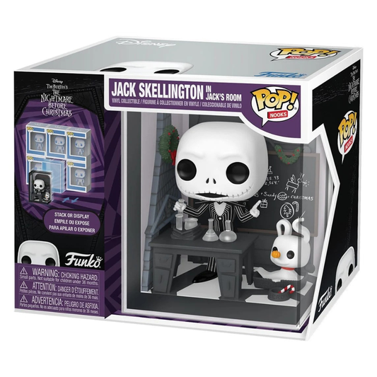 Nightmare Before Christmas Funko POP! Nooks Vinyl Figure Jack Skellington's Room 9cm - Loaded Dice