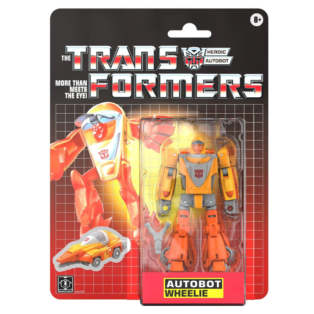 The Transformers Retro G1 Action Figure Autobot Wheelie 11cm - Loaded Dice