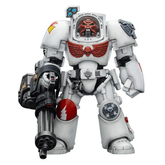 Joy Toy Warhammer 40k: White Scars Terminator 3 with Power Fist and Assault Cannon 14cm - Loaded Dice