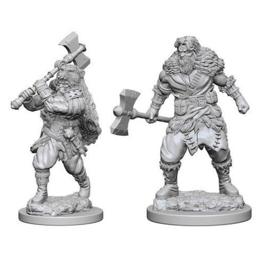 Human Male Barbarian: D&D Nolzur's Marvelous Unpainted Miniatures (W1) - Loaded Dice