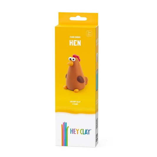 Hey Clay Claymates Animals - Hen (3 Cans) - Loaded Dice