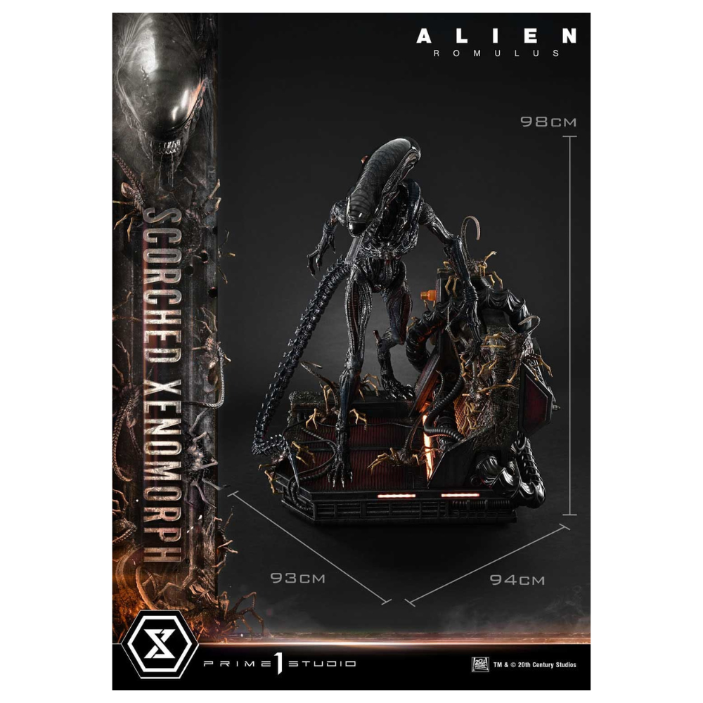 Alien: Romulus Scorched Xenomorph  - Deluxe Bonus Museum Masterline XL Statue 1/3 - Loaded Dice