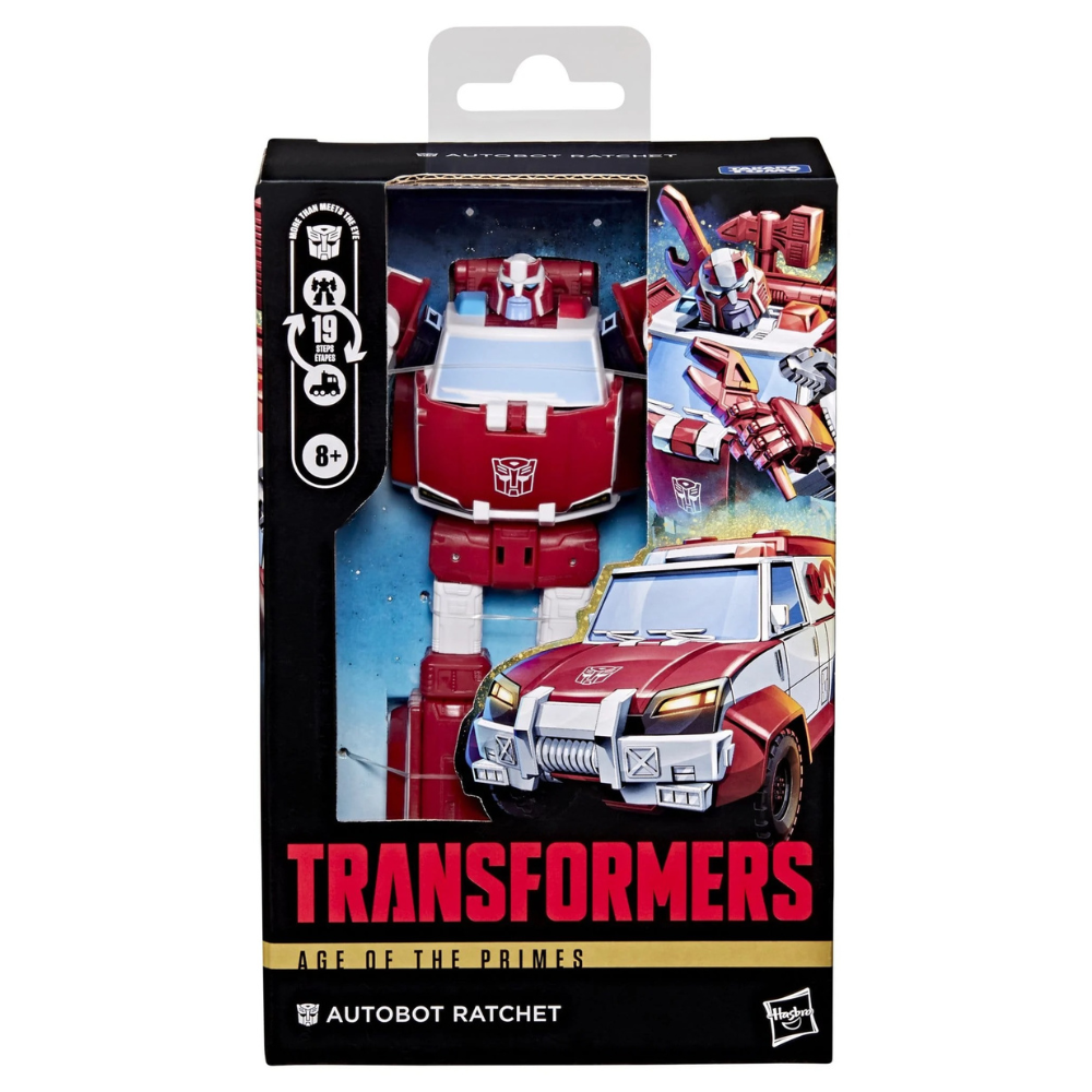 Transformers Age of the Primes Deluxe Class Action Figure Autobot Ratchet 15cm - Loaded Dice