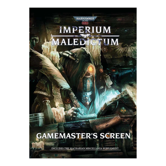 Warhammer 40,000 Roleplay: Imperium Maledictum Gamemaster's Screen roleplaying book