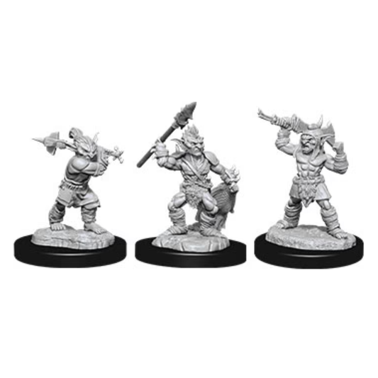 Goblins & Goblin Boss: D&D Nolzur's Marvelous unpainted Miniaures (W12) 100D&D - Loaded Dice