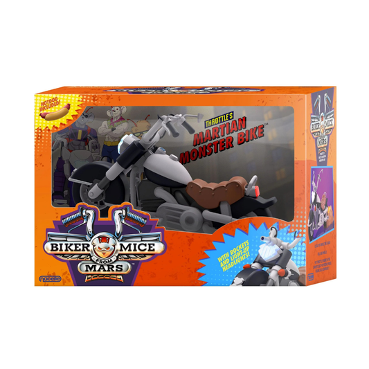 Biker Mice From Mars Vehicle Throttle's Martian Monster Bike 23cm - Loaded Dice