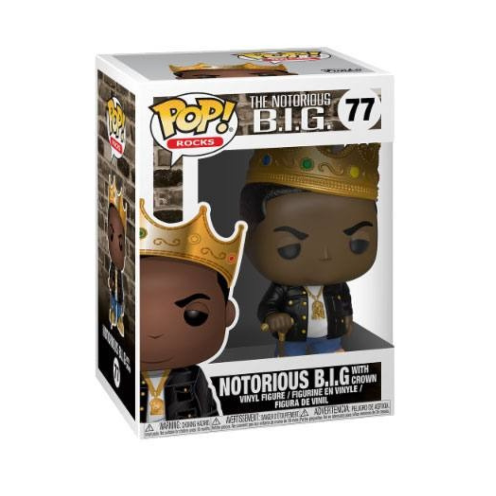 Notorious B.I.G. Funko POP! Notorious B.I.G. with Crown 9cm - Loaded Dice