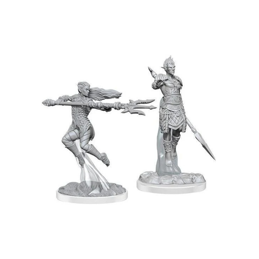 WizKids - D&D Nolzurs Marvelous Miniatures: Sea Elf Fighters - Wave 20 - Loaded Dice