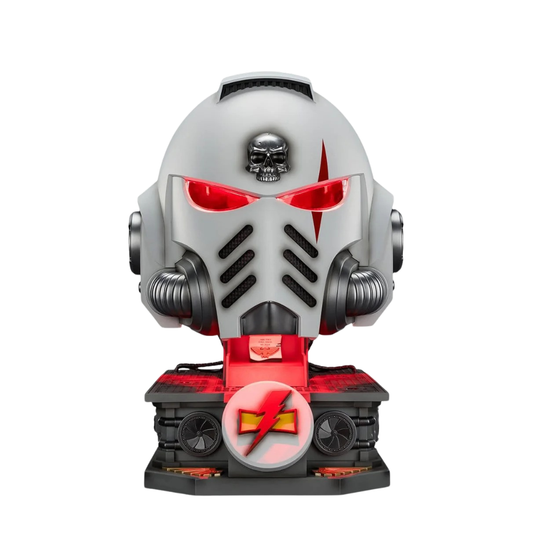 Joy Toy Warhammer 40k: Helmet with Display Stand White Scars MkX 44cm - Loaded Dice