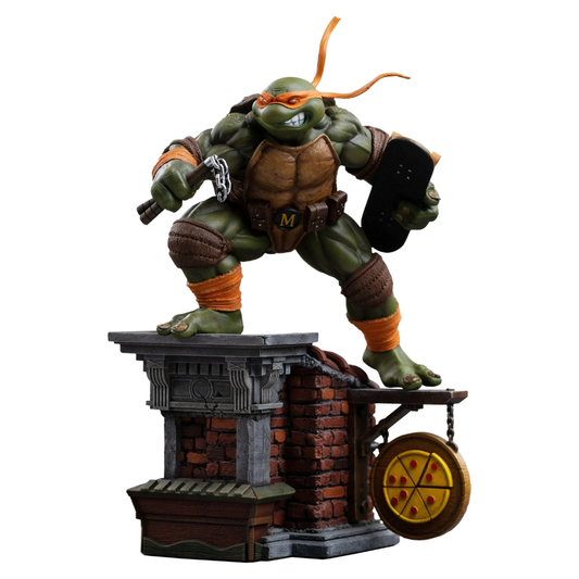Teenage Mutant Ninja Turtles Art Scale Statue 1/10 Michelangelo Unleashed 24cm ETA Feb 2027 - Loaded Dice