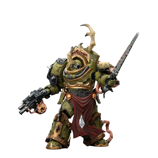 Joy Toy Warhammer 40k: Death Guard Blightlord Terminator 3 with Combi-bolter and Bubotic Blade 14cm - Loaded Dice