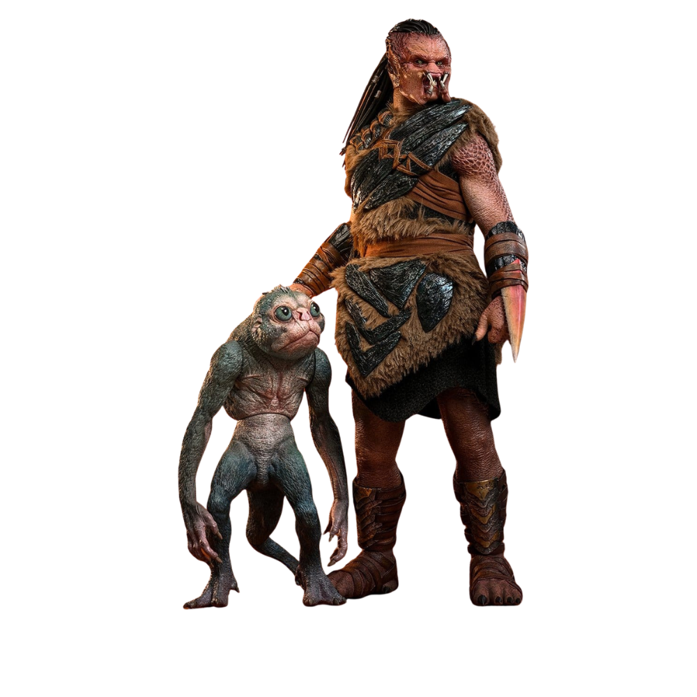 Hot Toys Predator: Badlands Masterpiece 2-Pack 1/6 Dek (Bone Bison Armor) and Bud 31cm - Loaded Dice