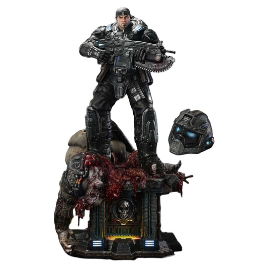 Gears of War: Reloaded Real Elite Masterline Series Statue 1/3 Marcus Fenix Ultimate Bonus Version 97cm - Loaded Dice