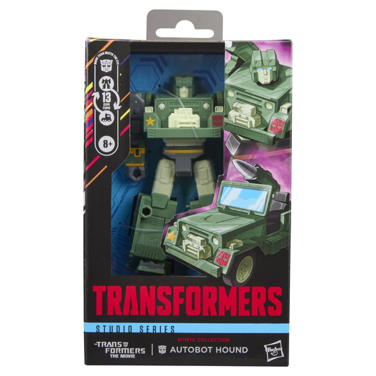 Transformers: The Movie Studio Series Deluxe Class Action Figure MTMTE Collection: Autobot Hound 14cm - Loaded Dice