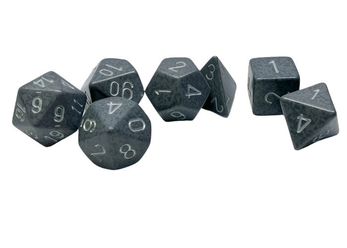 Chessex - Speckled Polyhedral 7 Dice Set - Hi-Tech - Loaded Dice