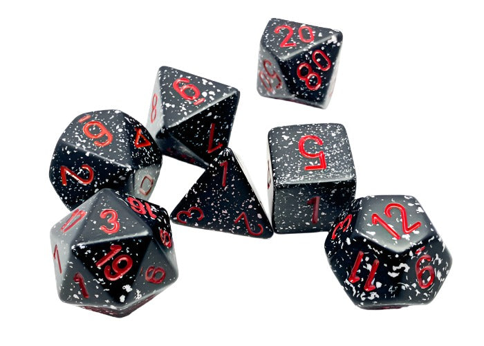 Chessex - Speckled Polyhedral 7 Dice Set - Space - Loaded Dice
