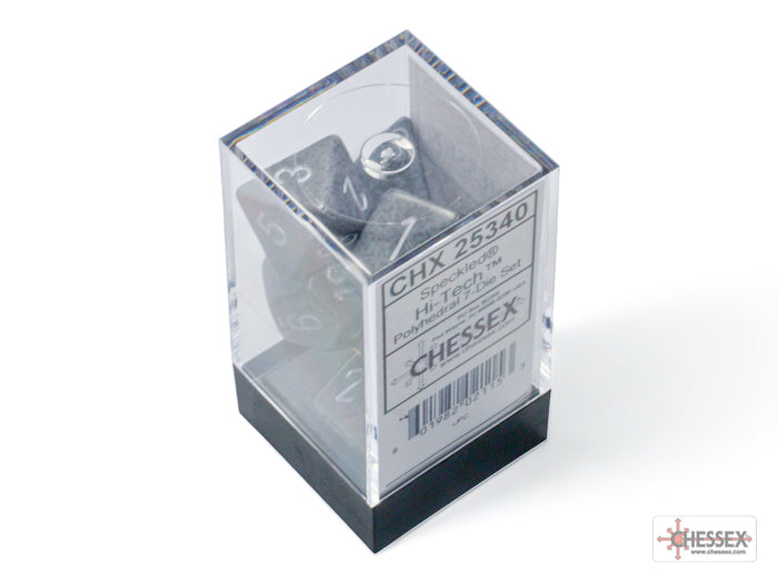 Chessex - Speckled Polyhedral 7 Dice Set - Hi-Tech - Loaded Dice